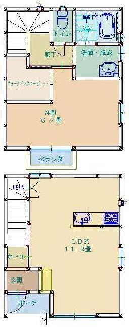 フェリーチェ池田の間取り