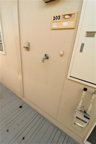 その他設備　外洗濯機置き場