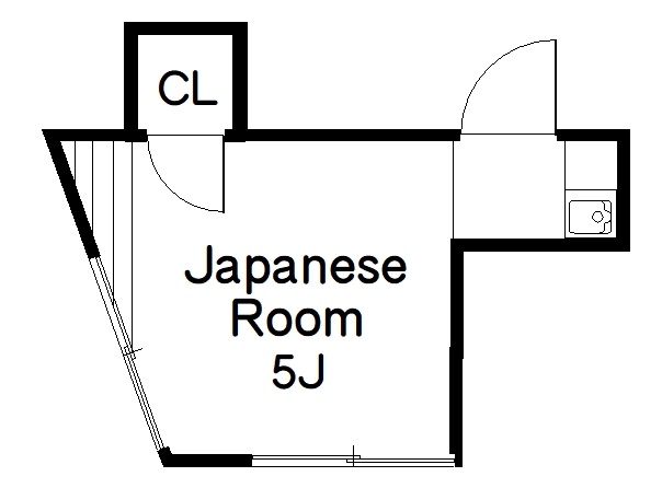 【世田谷区北沢のアパートの間取り】