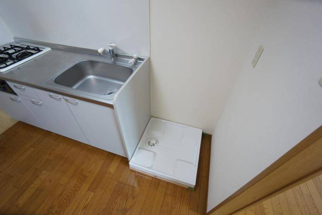 洗面設備　洗濯機置場