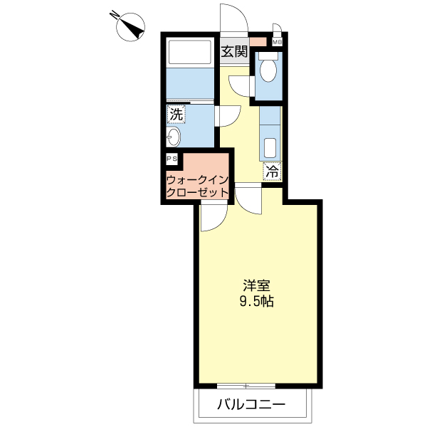 サンライズ江口５の間取り