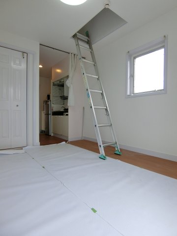 その他部屋・スペース　梯子でロフトへ上がります。