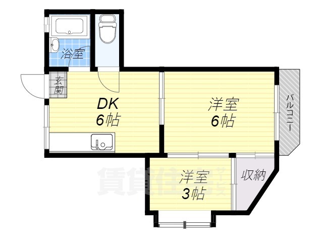 辻本マンションの間取り