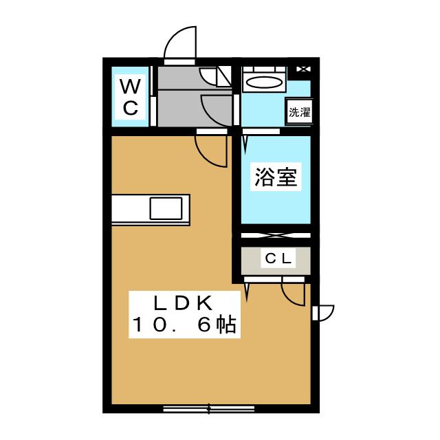 ラルーチェ　サウスの間取り