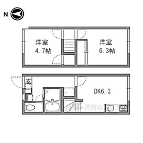 レオパレス寿の間取り