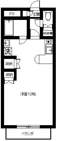 ユーロハイツ茶町の間取り