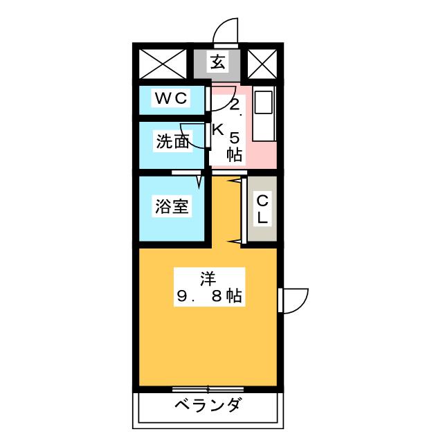 【ＤｏＢｏａ　山城　Ａ棟の間取り】