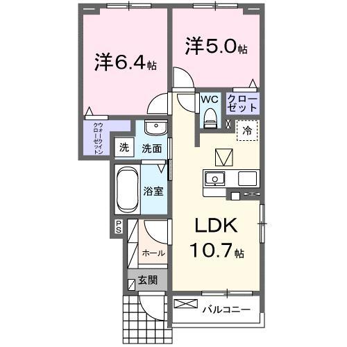 サンテール　Vの間取り