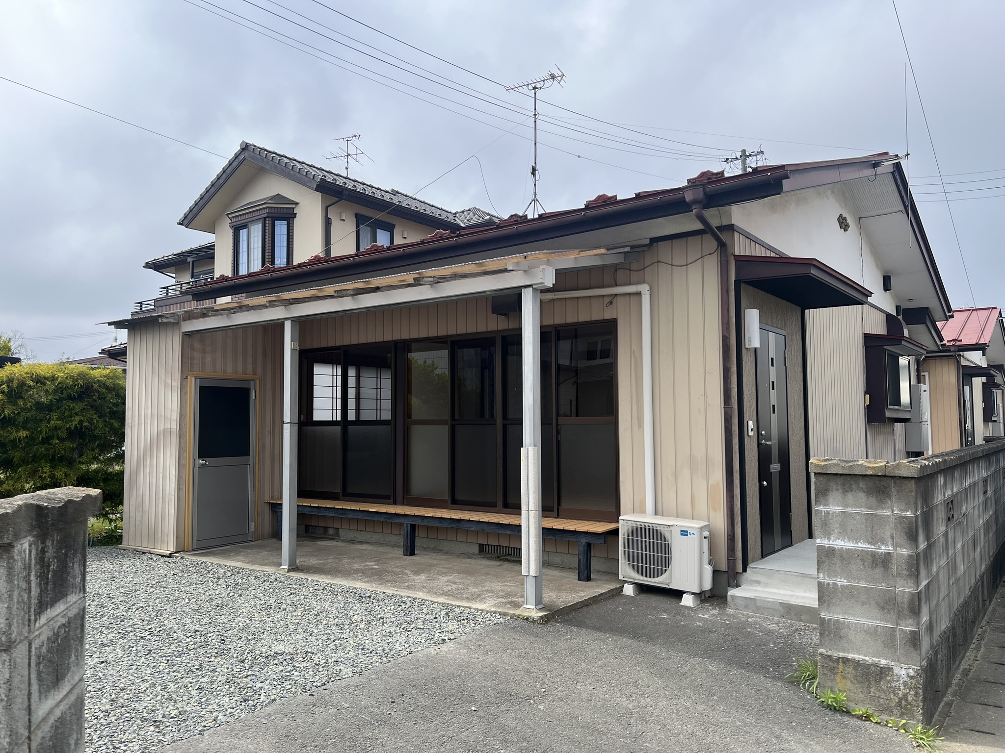 東松島戸建ての建物外観