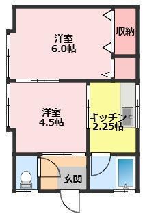 ドエルオオサカ（Ａ・Ｂ）の間取り