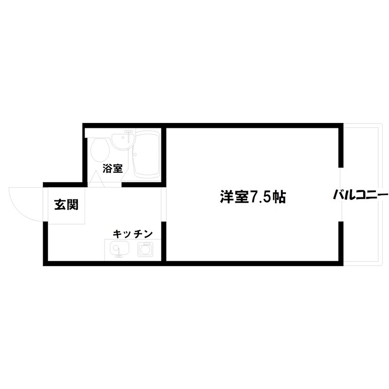 加古川市平岡町新在家のマンションの間取り