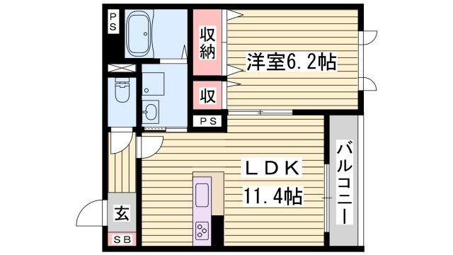 カルムリー福崎Ｃの間取り