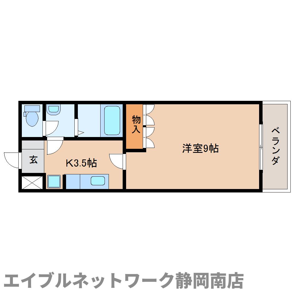 藤枝市高岡のマンションの間取り