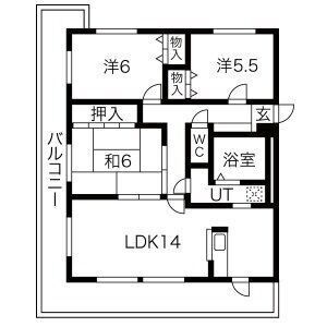 グランメール香久山の間取り