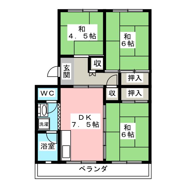 【第１伊藤コーポの間取り】