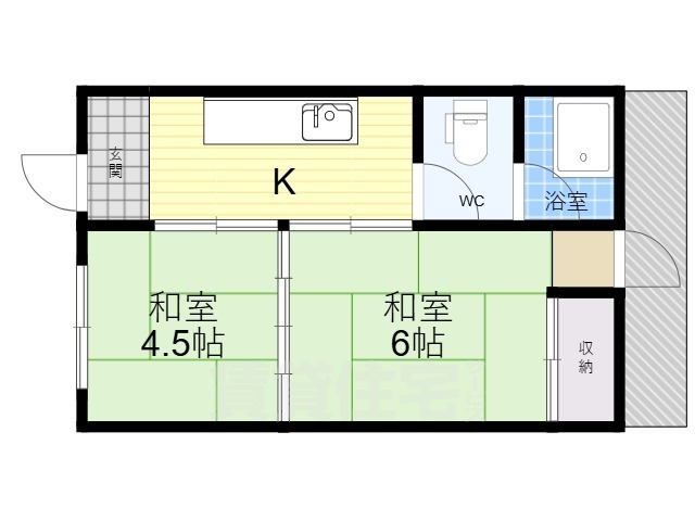 向島マンションの間取り