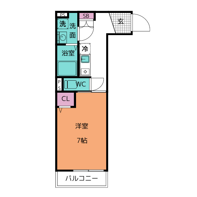 メグリオ新松戸IIの間取り