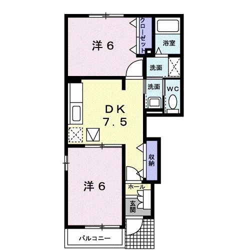 【ブリーズ　スクエア　Ｂの間取り】