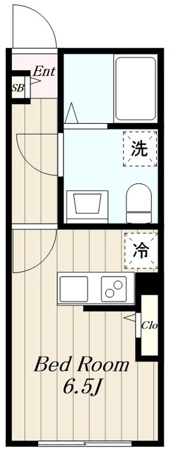 海老名市国分北のアパートの間取り