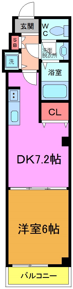 船橋市前原西のマンションの間取り