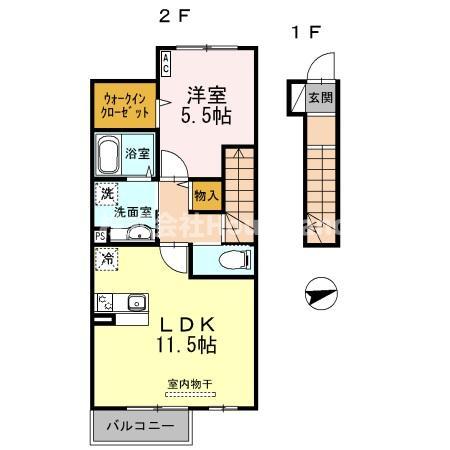 D-room Kukiの間取り