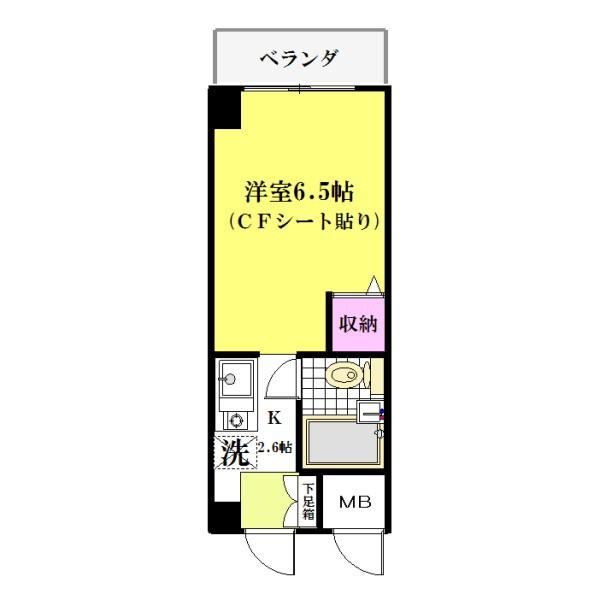 カームハイツ２の間取り