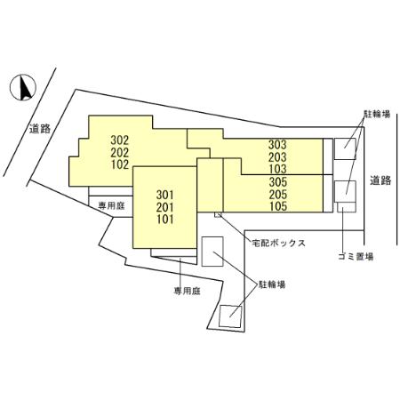 【大阪市阿倍野区王子町のアパートの間取り】