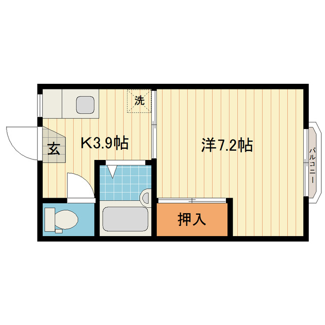 レピュート藤の木の間取り