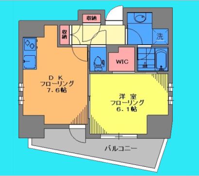 プラティーク戸越公園の間取り