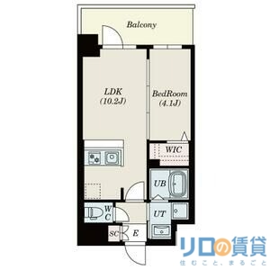 S-RESIDENCE東三国amanteの間取り