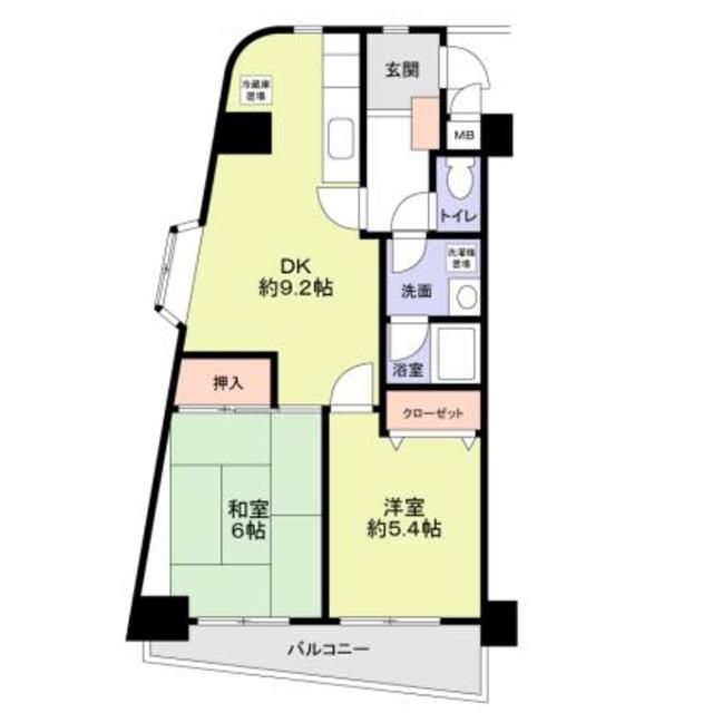 練馬区豊玉上のマンションの間取り