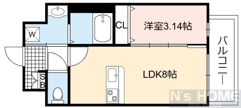 アート新森の間取り