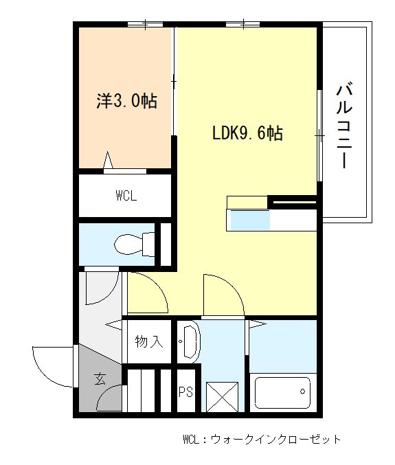 メルベーユドゥの間取り