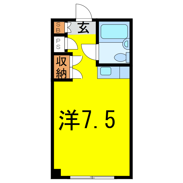 宮の杜ハイツの間取り