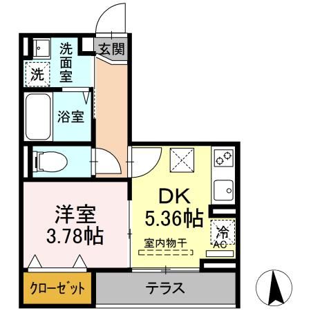 グリシーヌの間取り