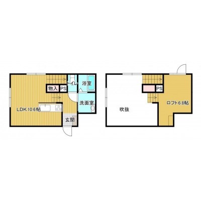 仮）新中野町3丁目新築アパートの間取り