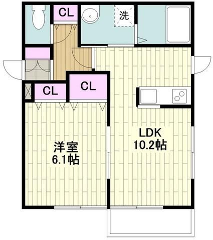 藤沢市片瀬海岸のマンションの間取り