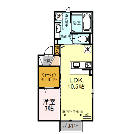 ボクドゥボヌールIIの間取り