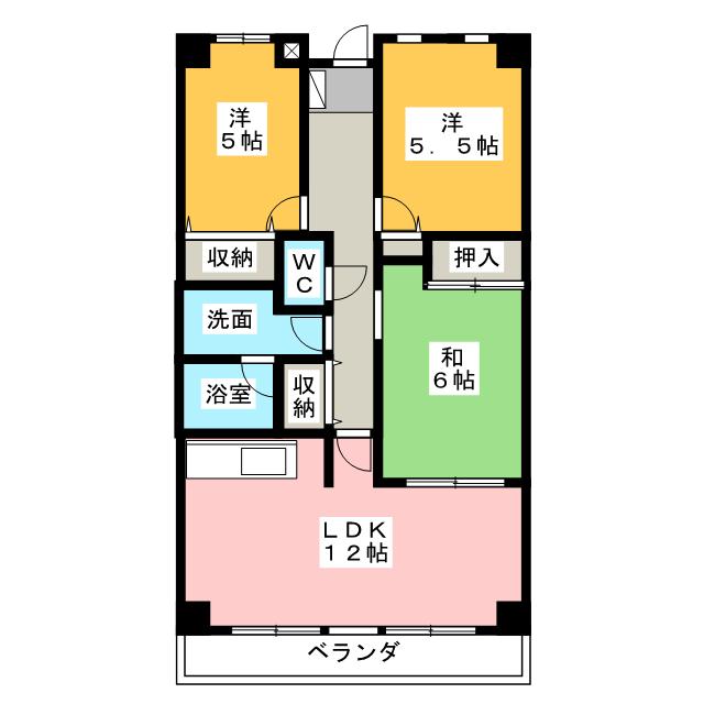 アスリート本郷の間取り