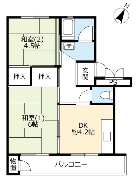 ＵＲ久喜青葉の間取り