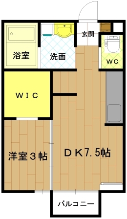 伊勢市船江のアパートの間取り