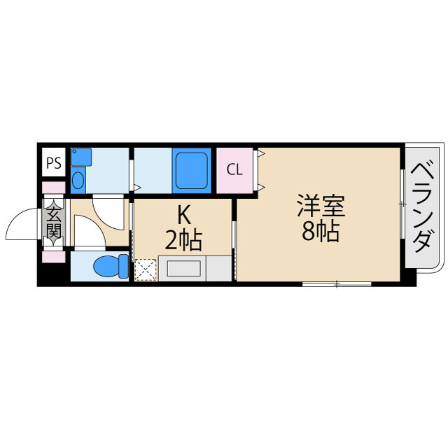 ロータリーマンション香里西之町の間取り