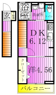 NSハイツ３　暁の間取り