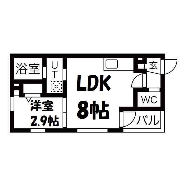 メイクス志賀本通の間取り