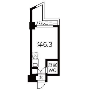 コスモプラザ三宮の間取り