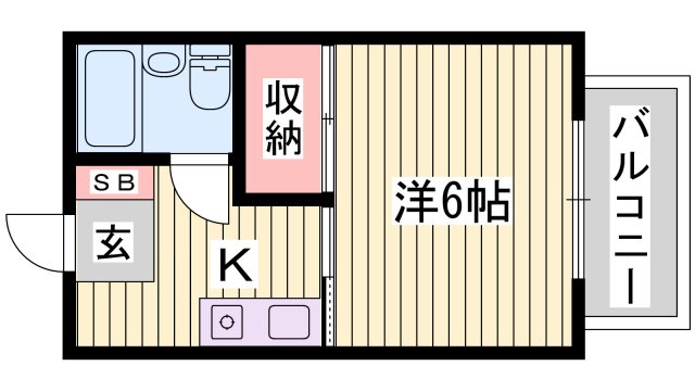 ハイツタイヨウの間取り