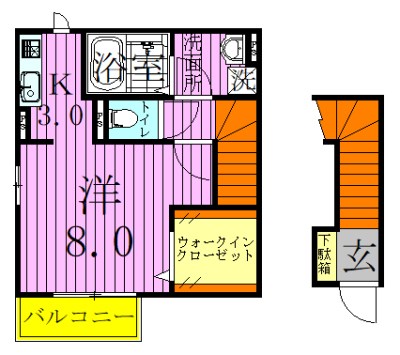 クレール73の間取り