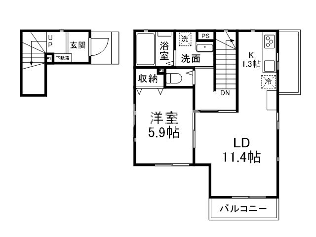 よしの庄の間取り