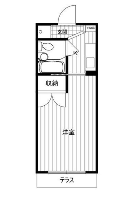 海老名市東柏ケ谷のマンションの間取り