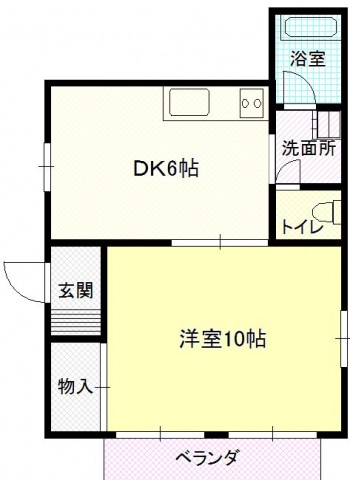 コーポM＆Hの間取り